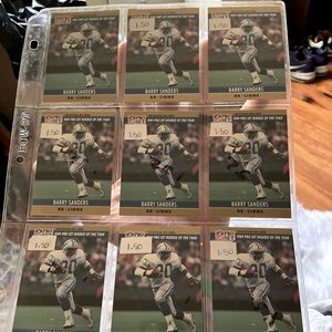 1990 Pro Set Barry Sanders Rookie cards
